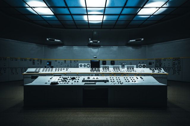 Empty control room