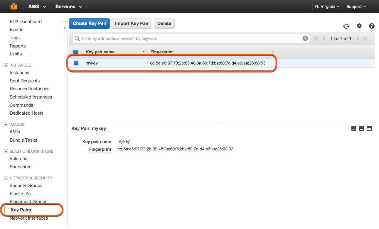 Manage Key Pairs with AWS Management Console