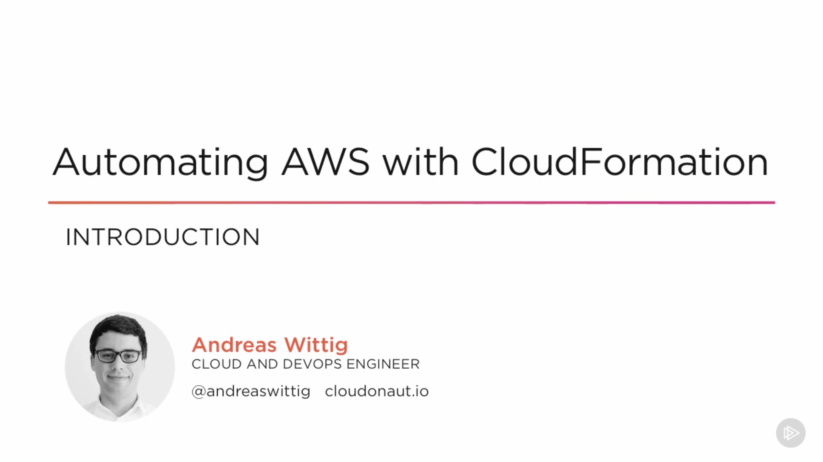 Automating AWS with CloudFormation